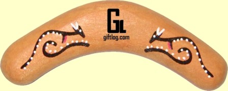 Promotional boomerang magnets