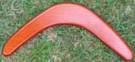 Plywood boomerang blank