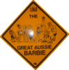 Corporate road sign - Aussie barbie