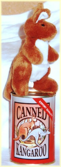 Canned kangaroo | Kangaroo toy in can
