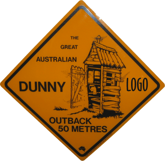 Corporate dunny road signs
