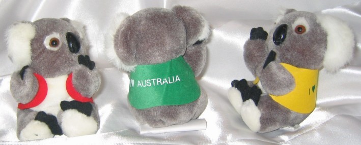corporate beanie koala toys
