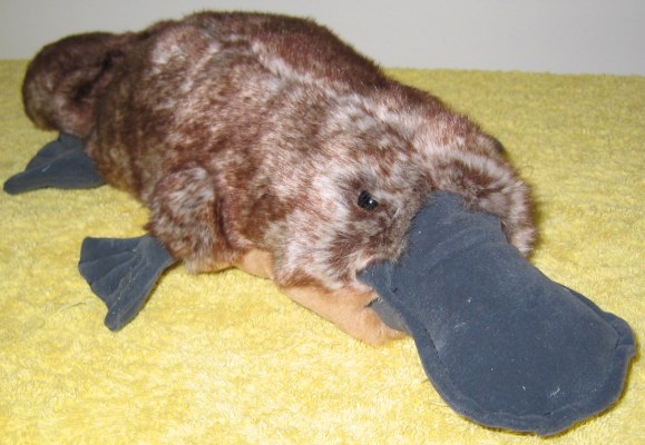 superior quality soft platypus toy