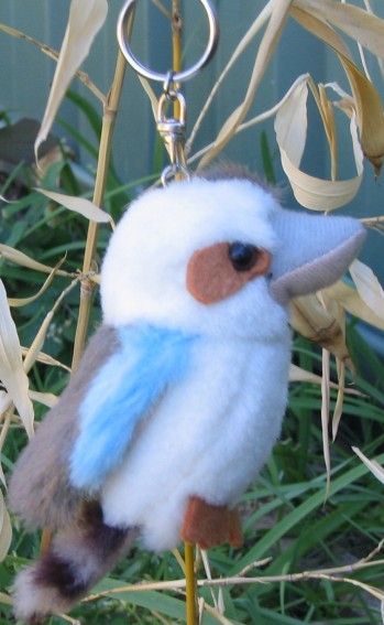 kookaburra soft key ring